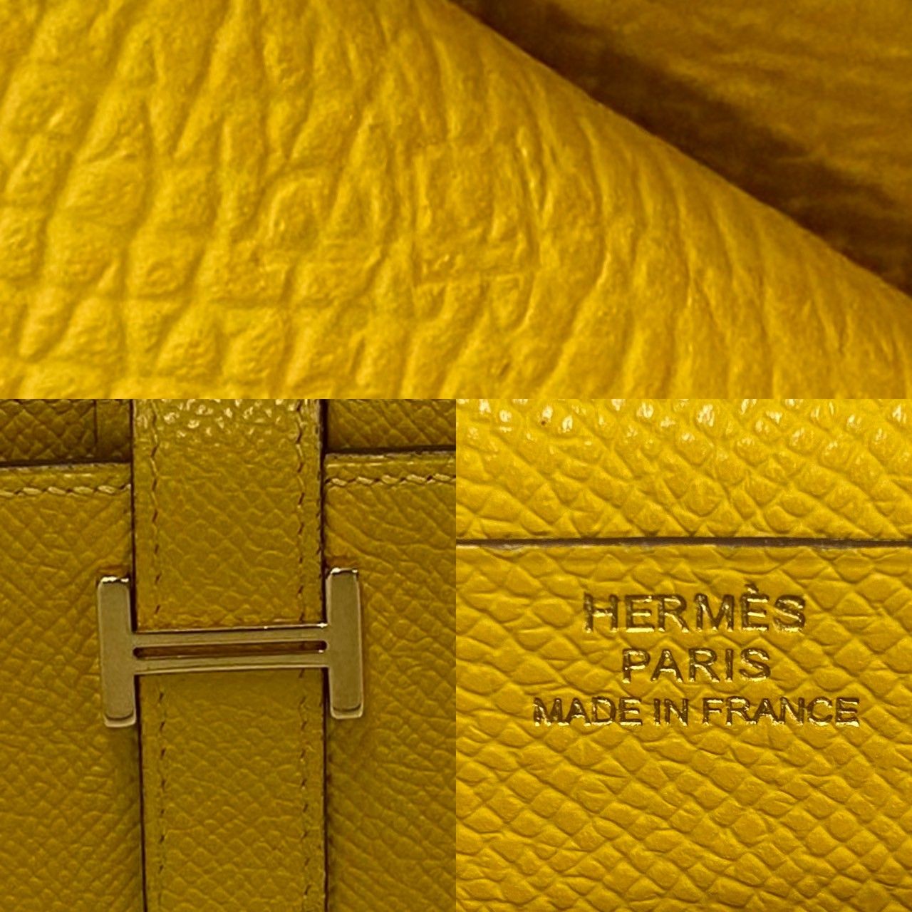 極 美品 希少品 □M 刻印 HERMES エルメス ベアンスフレ ヴォー  
