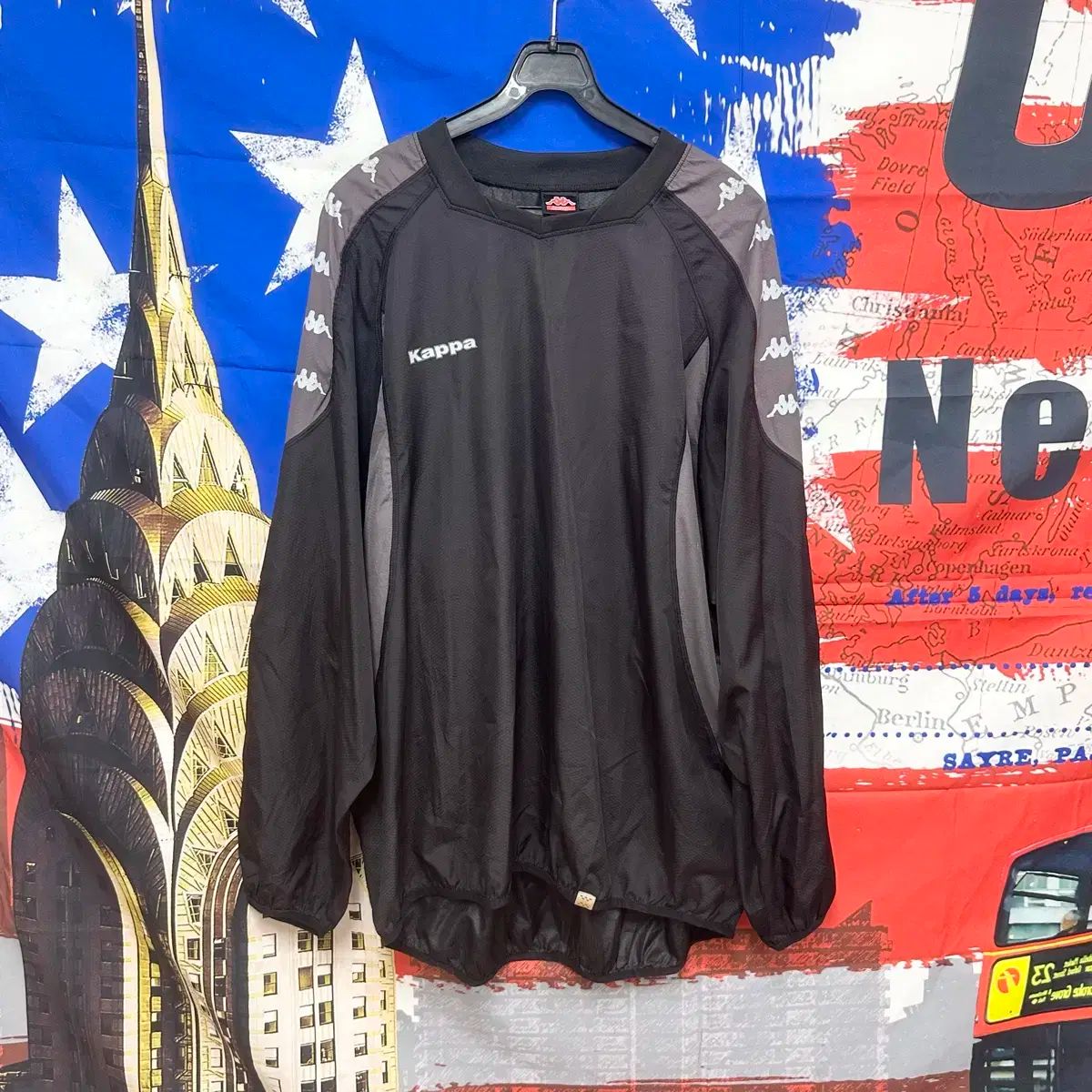 133 オールドスクール Kappa(カッパ) サイドライン オーバーサイズ ウォームアップ 2XL110