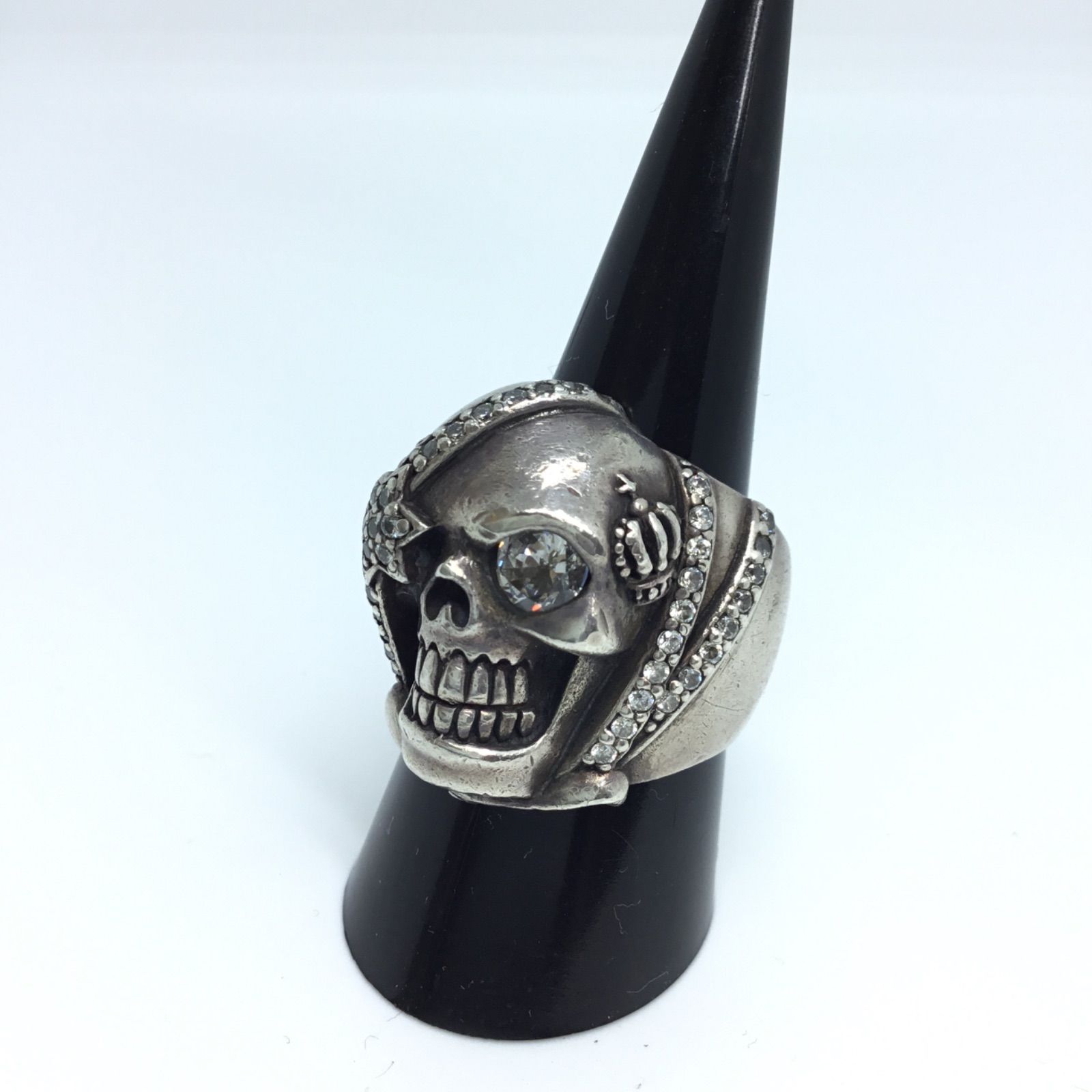 パイレーツ 海賊 🔷 スカルシルバーリング ／ ジリコニア ／ 骸骨