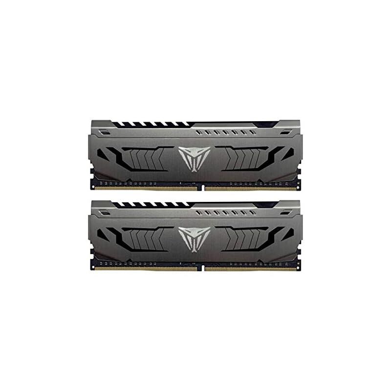 Patriot Viper Steel DDR4 3600MHz PC4-28800 64GB 32GB x 2枚 アルミニウム製ヒートシンク デスクトップ用メモリ PVS464G360C8K 0