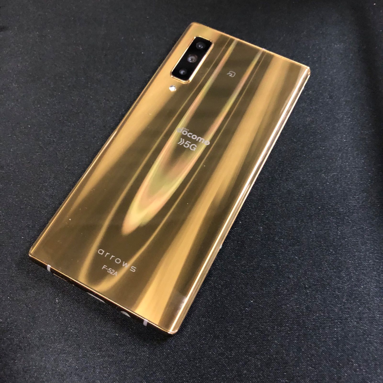 整備済み品 docomo arrows NX9 F-52A 新品 ゴールド SIMロック解除