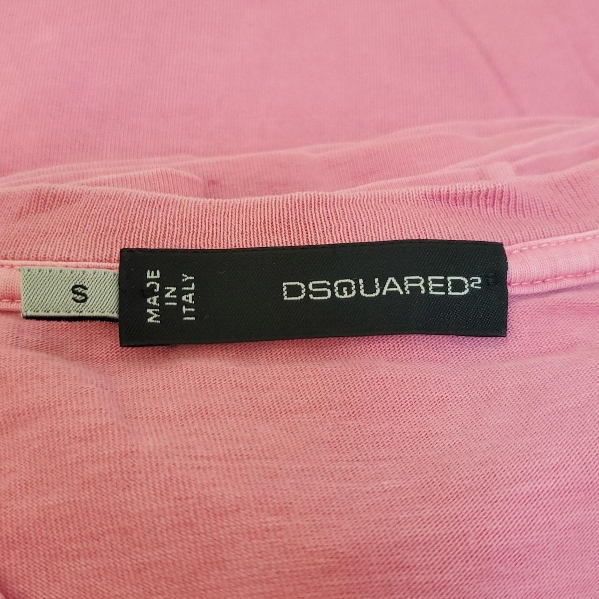 新品【DSQUARED２ディースクエアード】レディース★UネックTシャツ★ピンク ディースクエアード tシャツ（色：ピンク系）のおすすめ人気商品