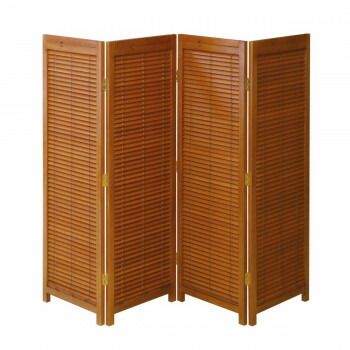 弘益 KOEKI UTILITY 衝立4連 ミディアムブラウン 高さ1350mm JPLB4SMBR