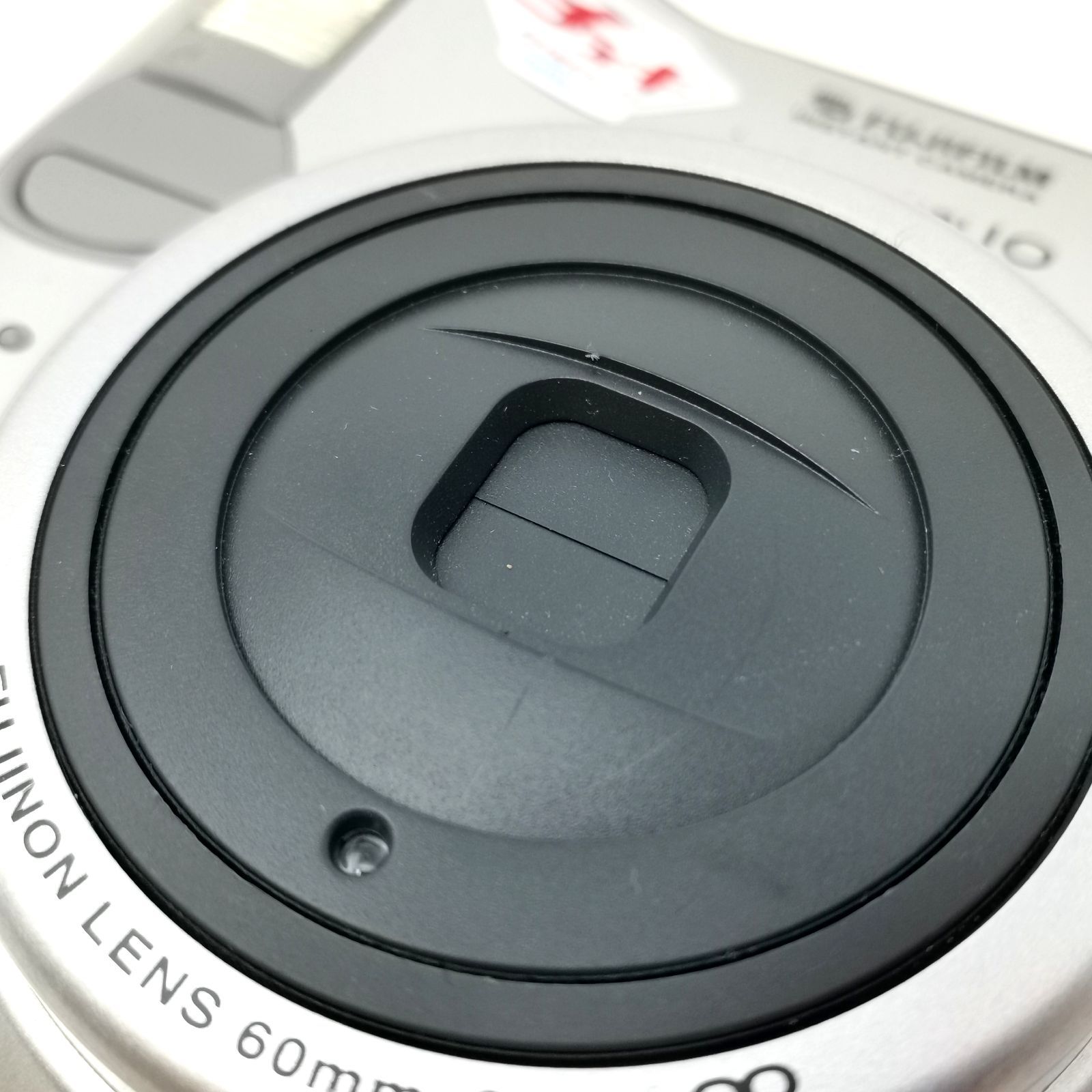 富士フィルム instax mini 10 インスタントカメラ シルバー 電池入れて