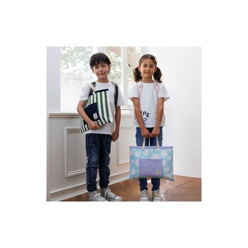 [HOPPE] レッスンバッグ 日本製 手作り 通園 通学 入園 準備 入学グッズ 幼稚園 小学校 トートバック キッズ 手提げ お稽古 男の子 女の子 オシャレ キルティング 人気 おしゃれ かっこいい か HOPPE レッスンバッグ 日本製 手作り 通園 通学 入園 準備 入学グッズ