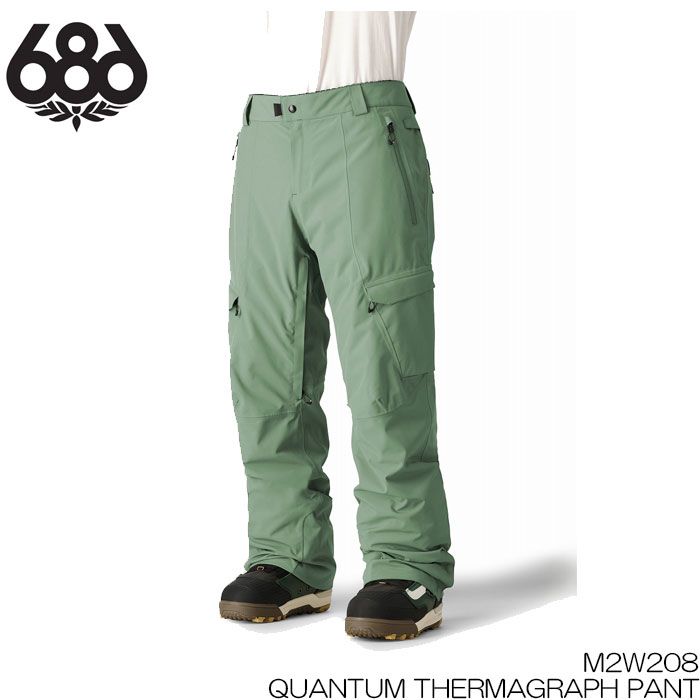 Lサイズのみ スノーウェア パンツ ロクハチ 24-25 686 QUANTUM THERMAGRAPH PANT クォンタム サーマグラフ 日本