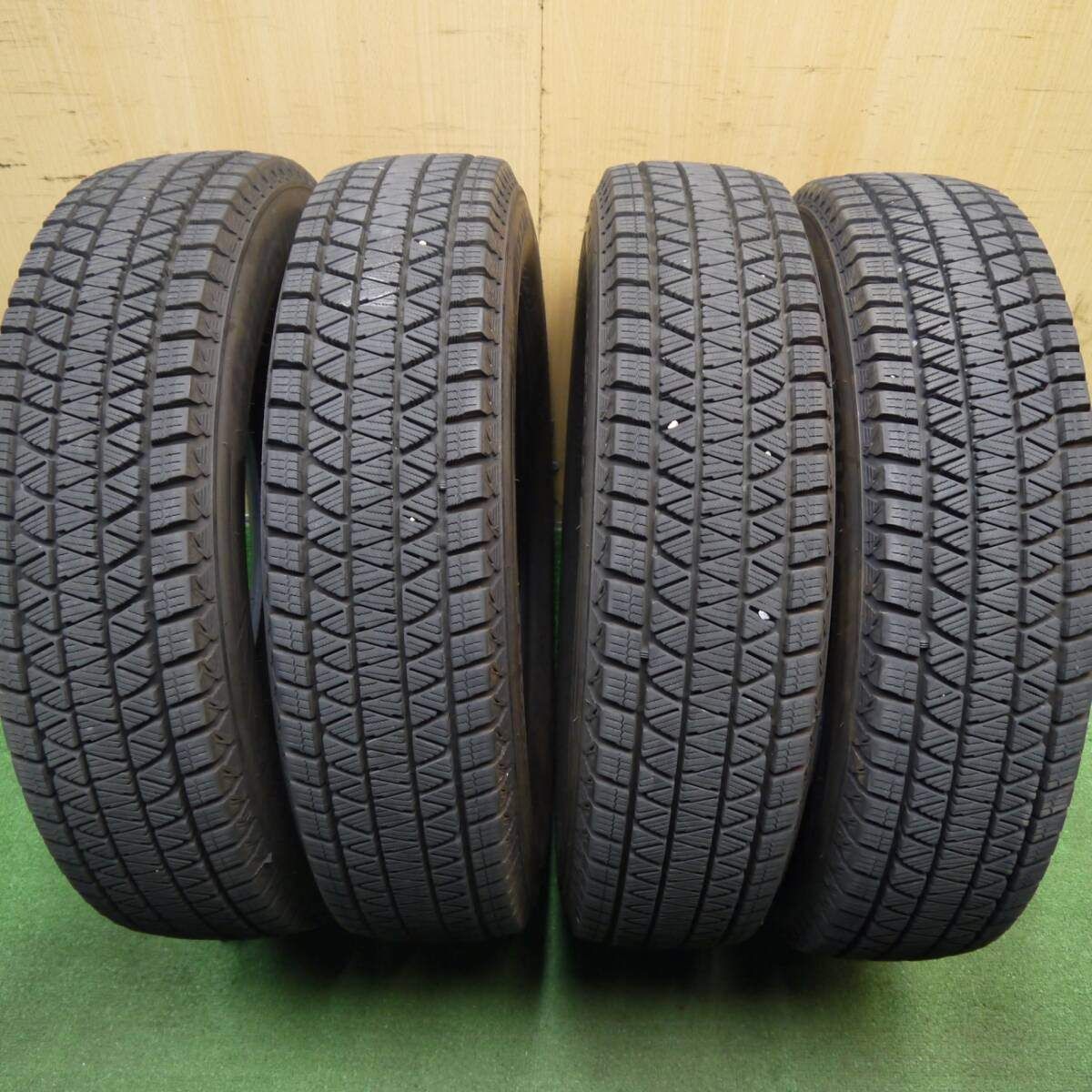 ジムニーJB23 バリ溝 ブリヂストン スタッドレス16インチホイールセット バリ溝!8.5分☆ジムニー 等 175/80R16 スタッドレス