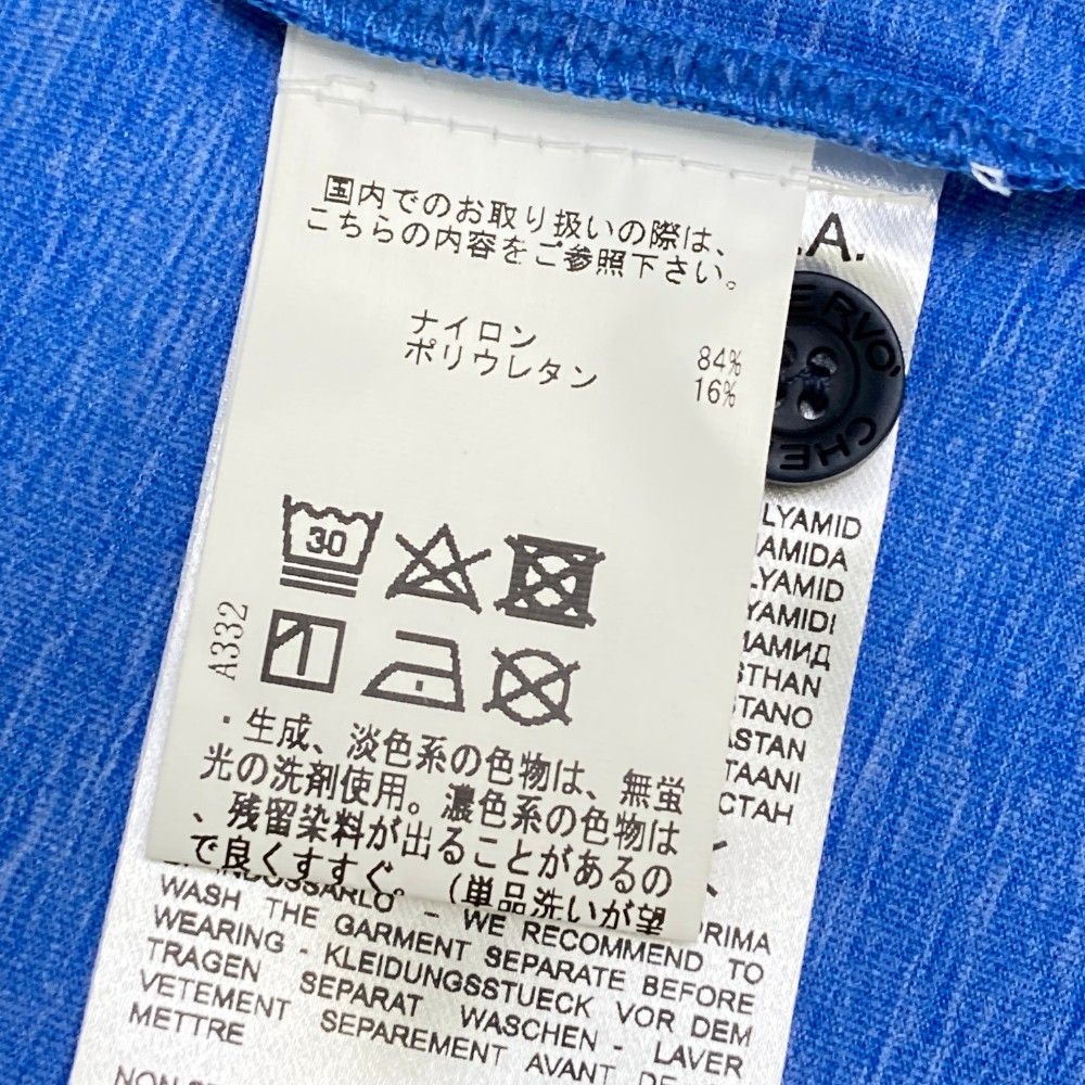 サイズ：50 CHERVO シェルボ  半袖ポロシャツ  ブルー系 [240101449091] ゴルフウェア メンズ ストスト サイズ：50 CHERVO シェルボ 半袖ポロシャツ ブルー系