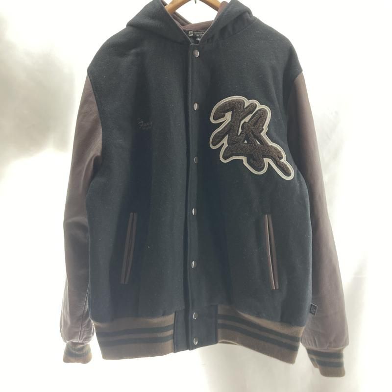 XLARGE スタジャン ブラック XL XLARGE / OG LOGO VARSITY JACKET