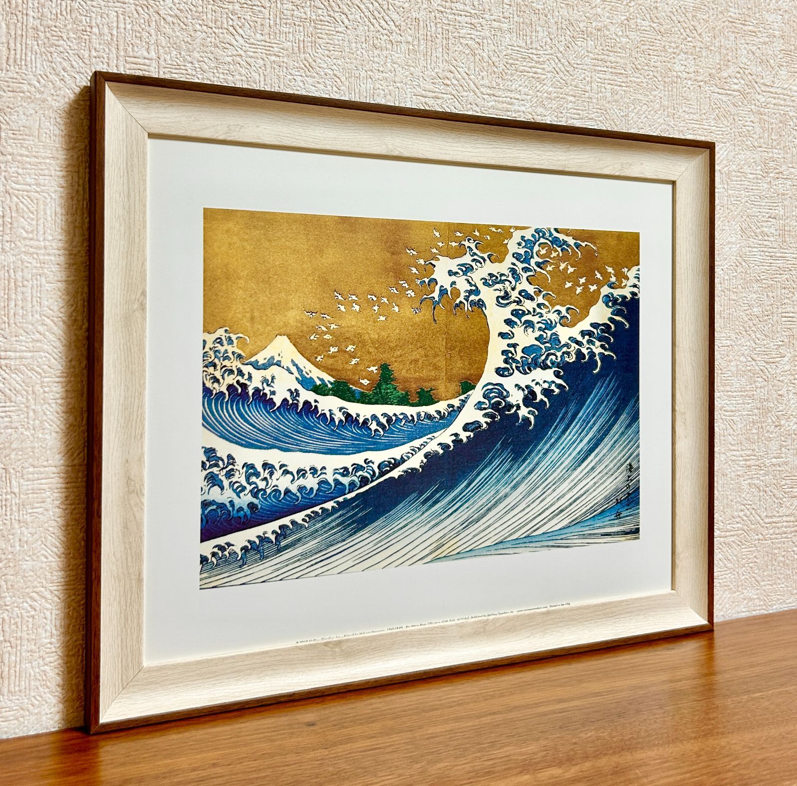 新品☆額絵☆ 新品☆額縁付アートポスター☆日本画☆侘び寂び☆雅☆風景画