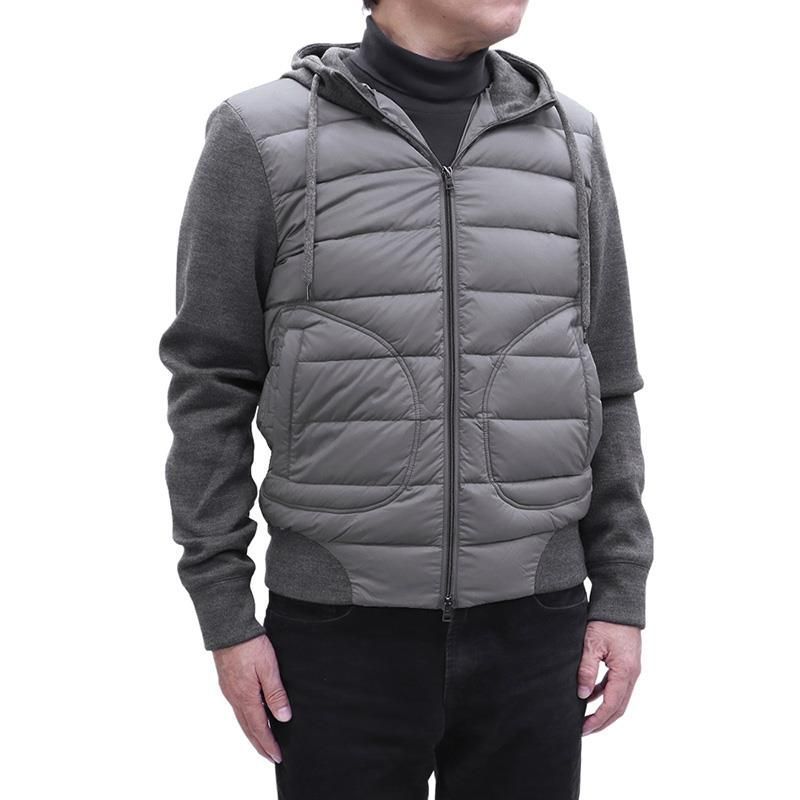 HERNO / ヘルノ】メンズ ジャケット RESORT KNIT EFFECT & NUAGE 