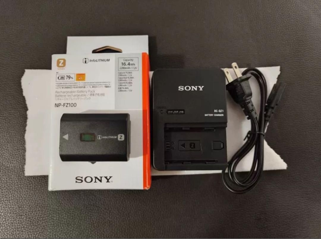 最大35%offセール。 SONY NP-FZ100 バッテリーと充電器セット