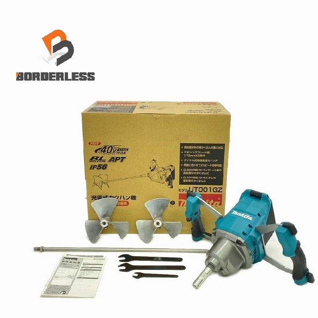 ♥品 makita マキタ 40Vmax 充電式かくはん機 UT001GZ 本体のみ 電動工具 撹拌機 ミキサー110666