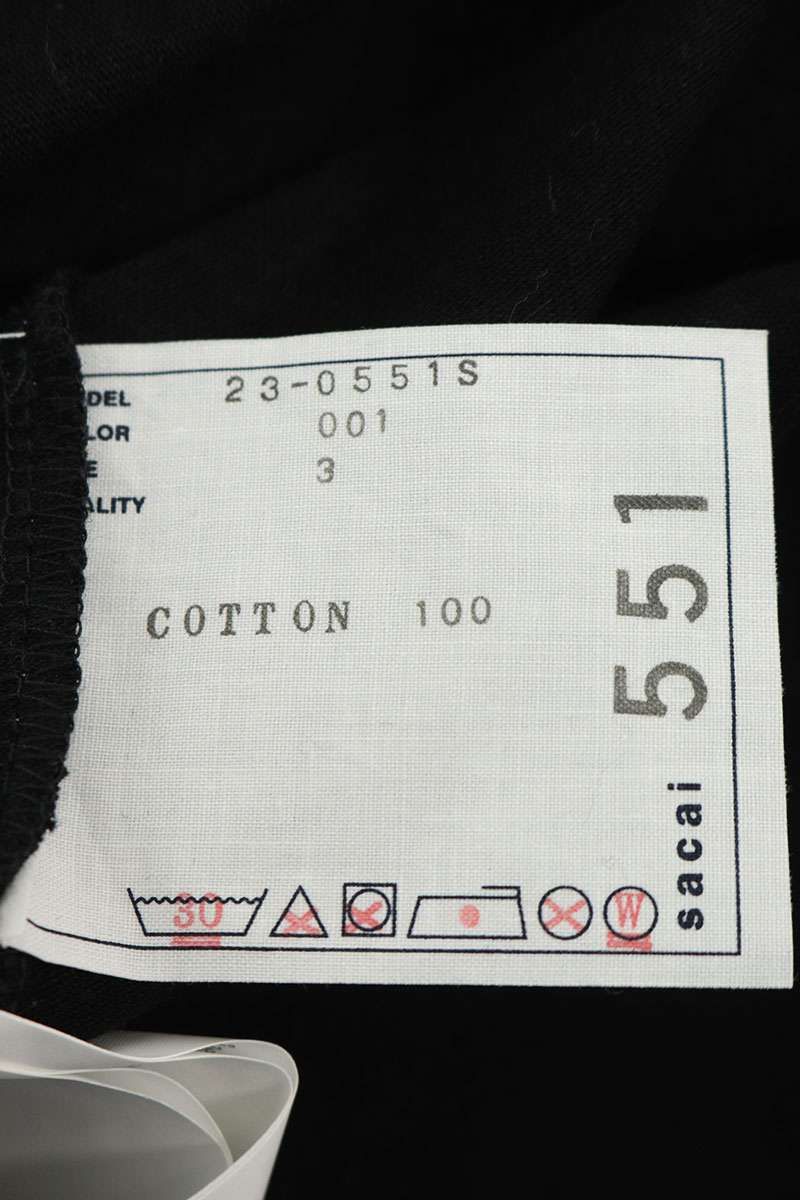 サカイ 23SS 23-0551S WAVY TEE ロゴプリントTシャツ メンズ 3 - メルカリ 