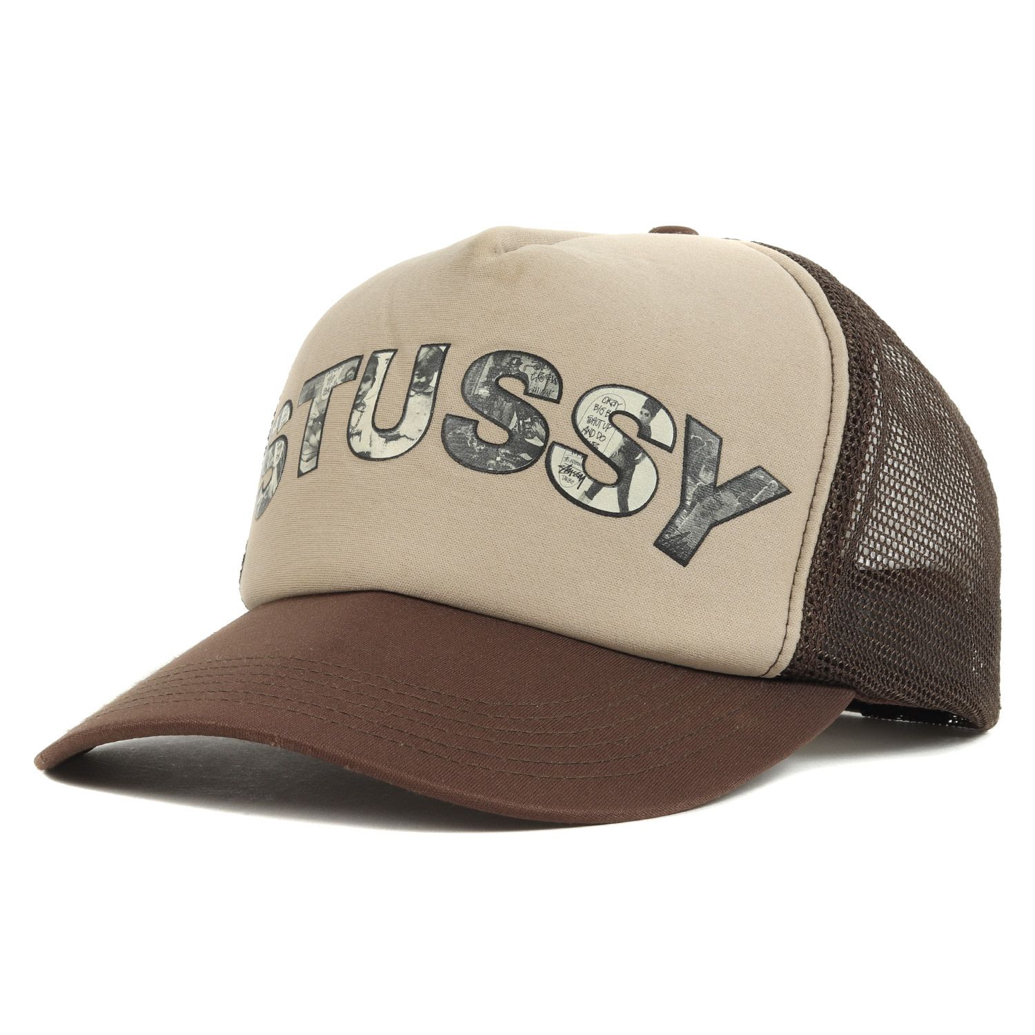 STUSSY メッシュキャップ BROWN 24SS