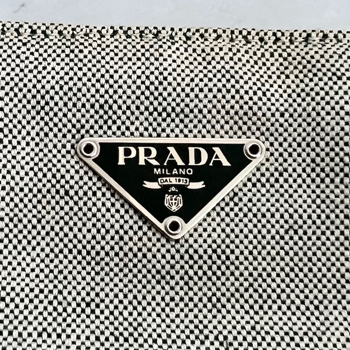 プラダ PRADA カナパ ポーチ 1NA021 キャンバス 黒 62826