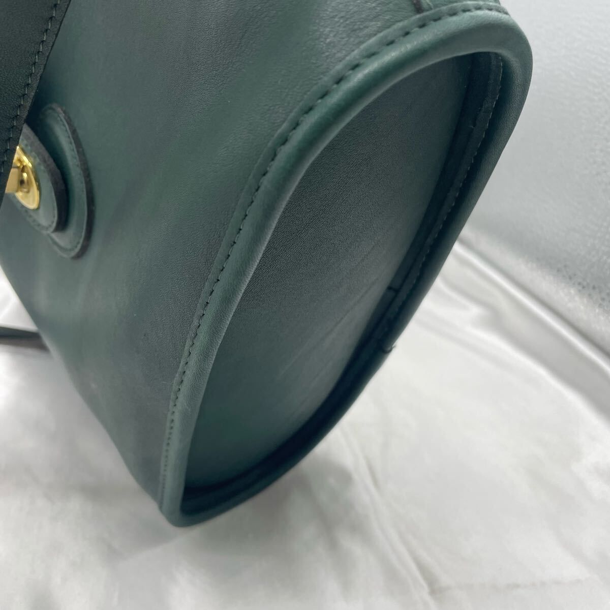 USA製】COACH オールドコーチ レザー巾着ショルダーバッグ J4B