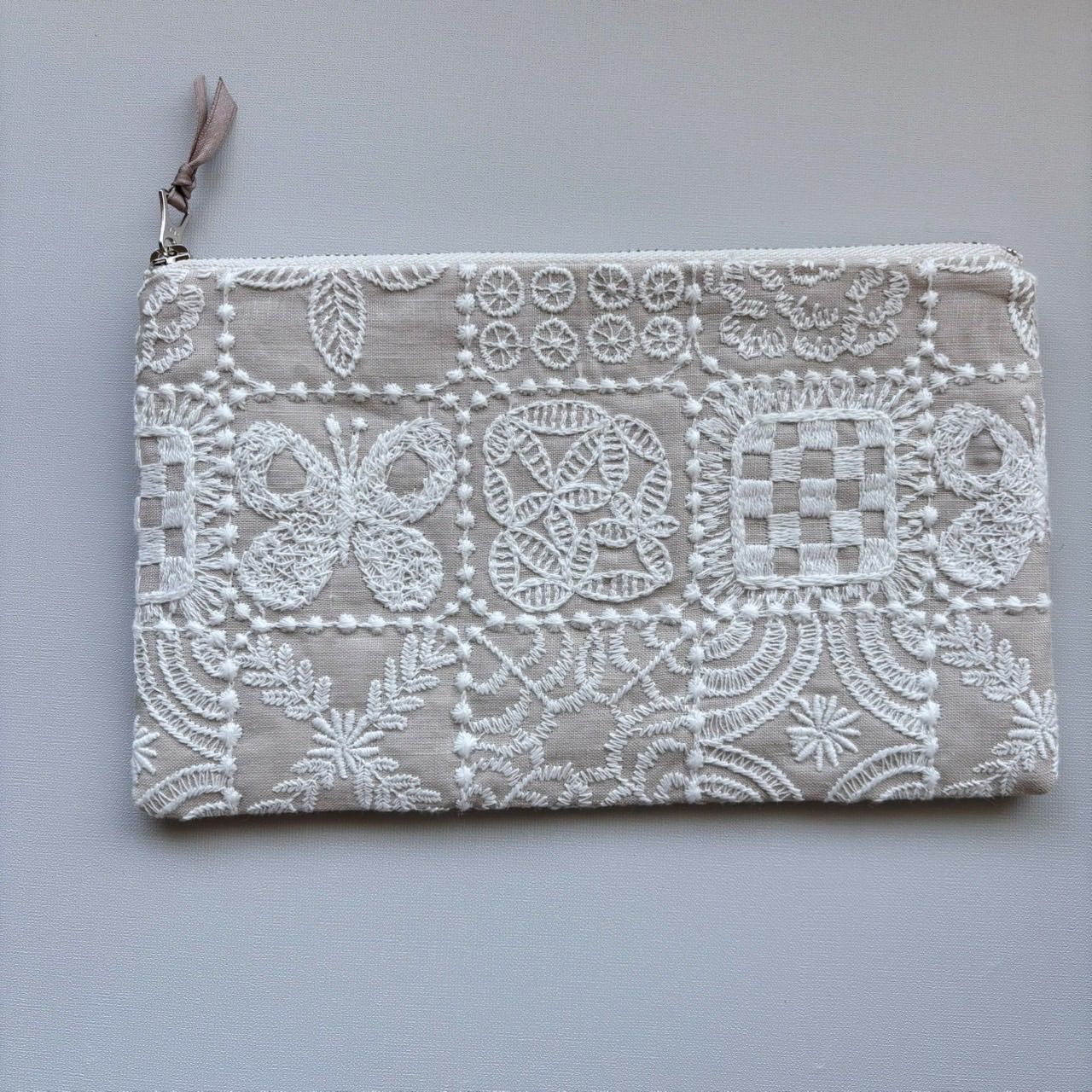 ハンドメイド マルチケース ミナペルホネン forest tile 通帳ケース