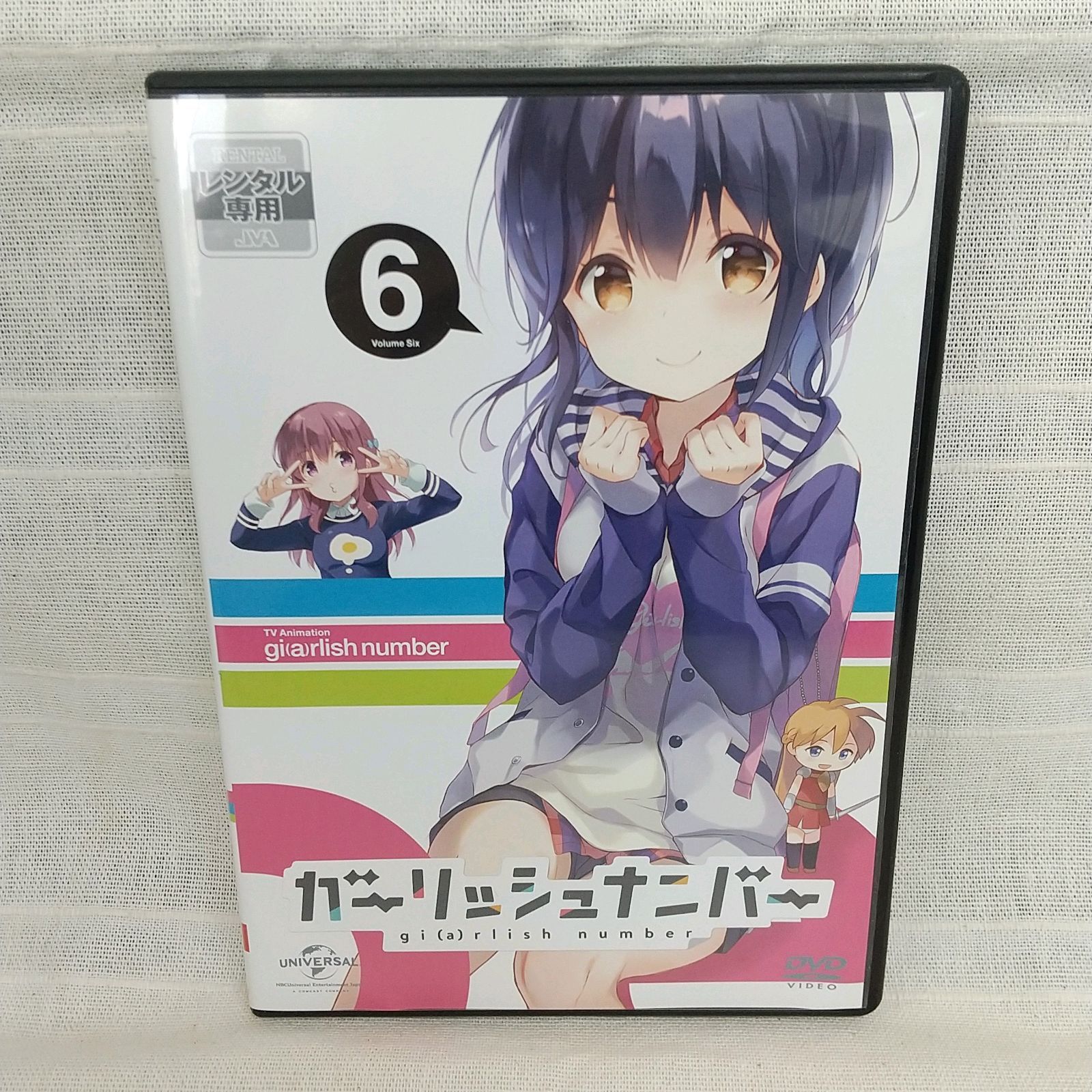 ガーリッシュナンバー 6巻　レンタル専用　中古　DVD　ケース付き