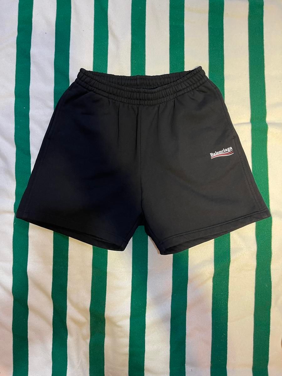 【Bunjang商品韓国直送】BALENCIAGA(バレンシアガ) ウェーブロゴ M ハーフパンツ