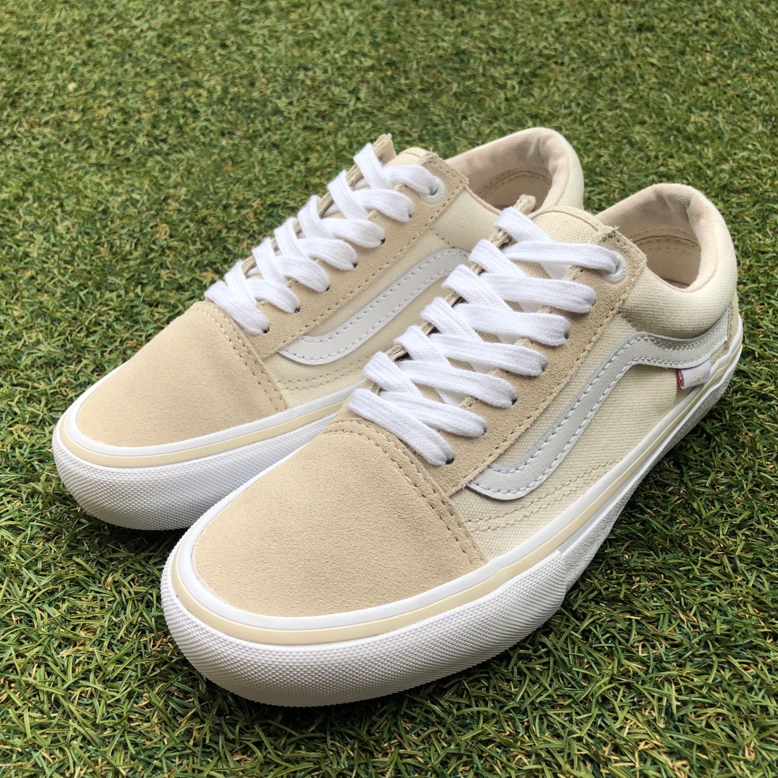 美品22.5VANS ヴァンズ オールドスクール プロ HW32 - メルカリ
