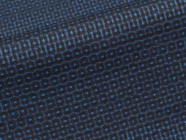 平和屋着物□極上 男性 本場大島紬 アンサンブル キングサイズ 100亀甲