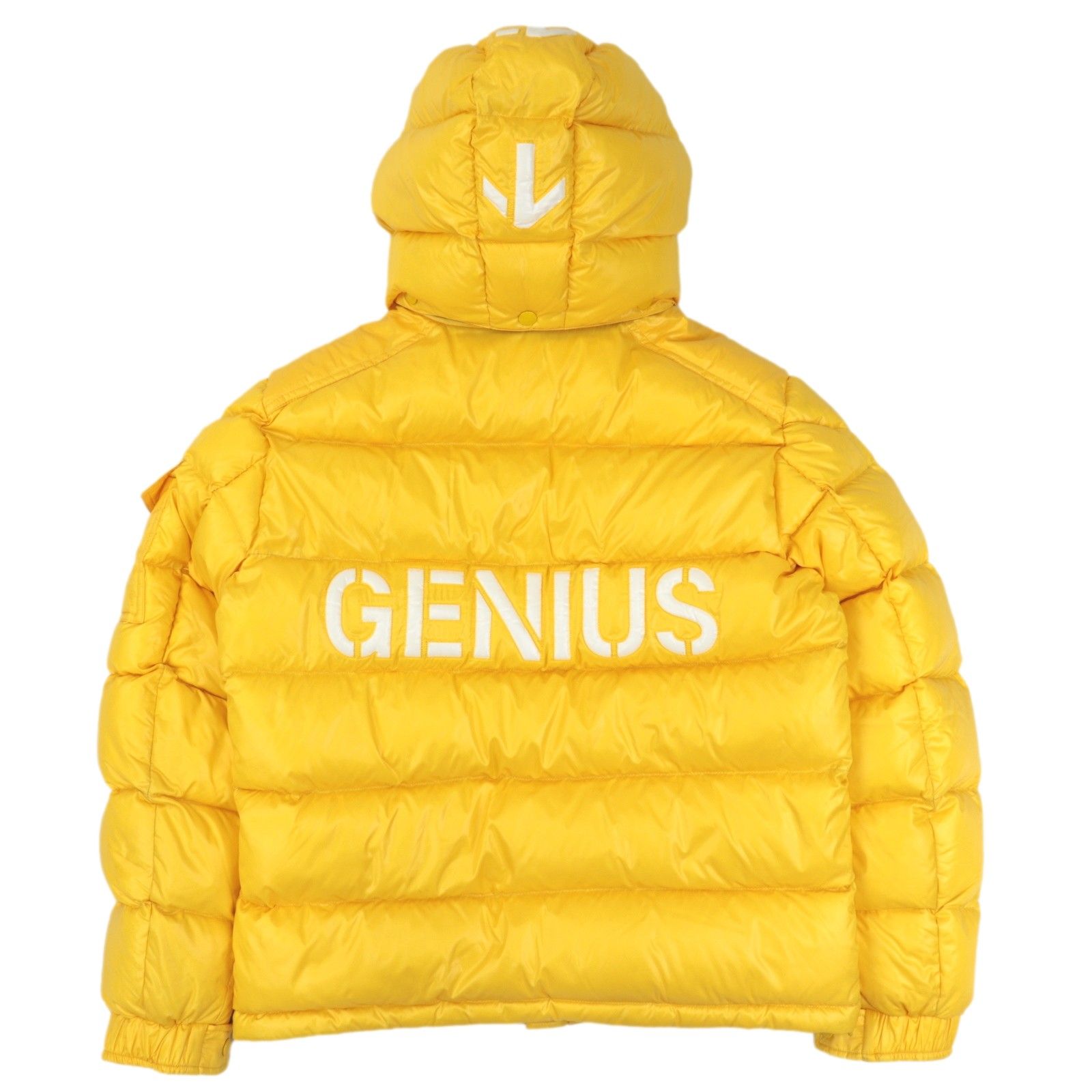 美品 モンクレール ジーニアス 19年 マヤ MAYA ダウンジャケット メンズ 黄色 2 HOUSE OF GENIUS MILANO  MONCLER GENIUS