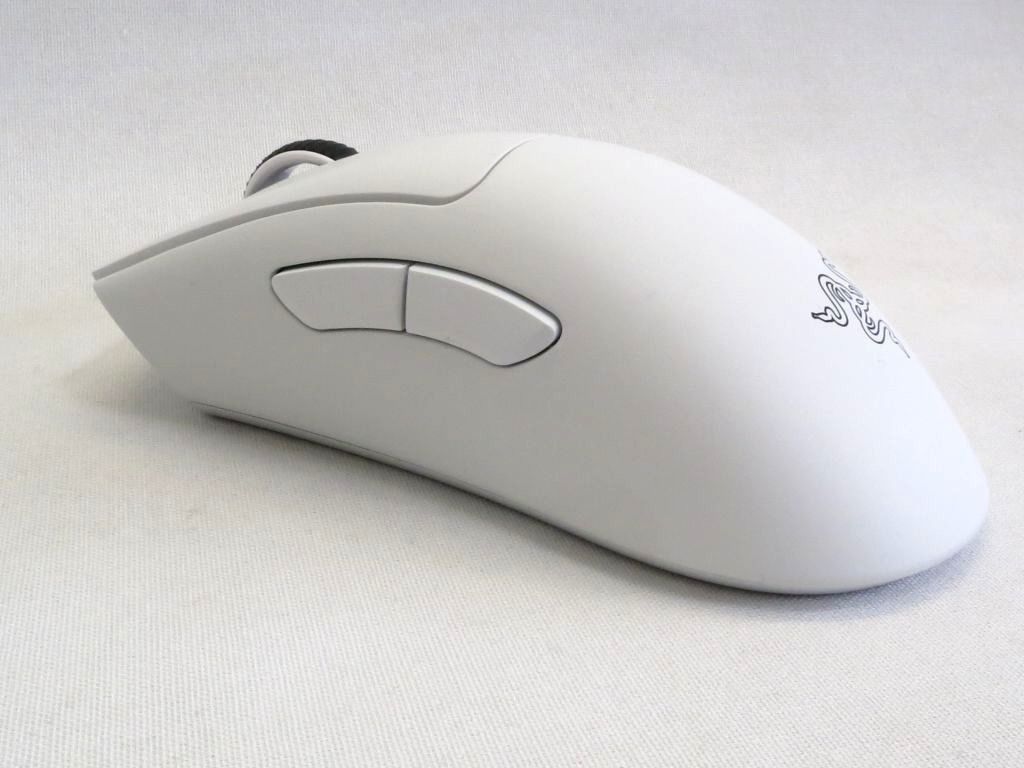 225587 Razer レイザー ゲーミングマウス 無線 8000Hzトングル付属 箱なし deathadder v3 pro ホワイト