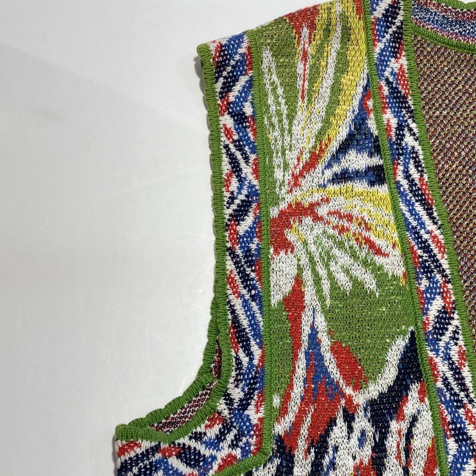 MISSONI ミッソーニ KNIT VEST コットンニット ベスト チョッキ