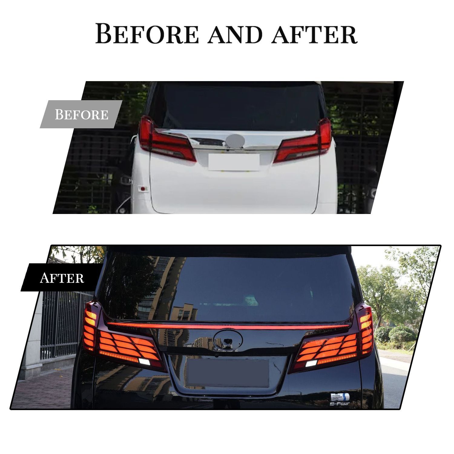 恋愛 トヨタ アルファード ヴェルファイア AH30 15-23年モデル 用 LED尾灯ユニット