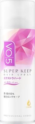 まとめ買い-24点セット ＶＯ５ スーパーキープヘアスプレイ エクストラハード パールローズの香り３３０ｇ スタイリング