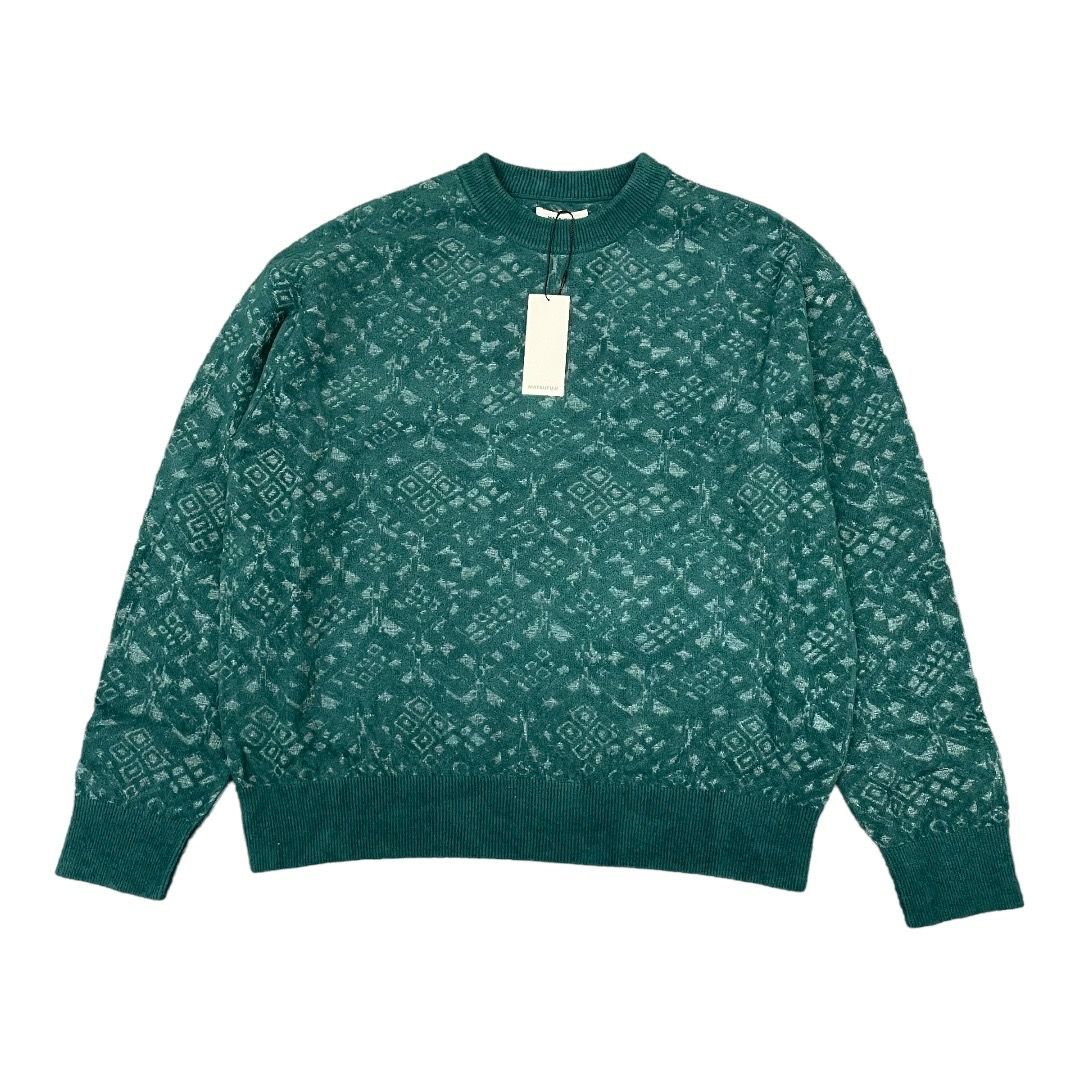 MATSUFUJI 22ss Jacquard Crewneck Knit