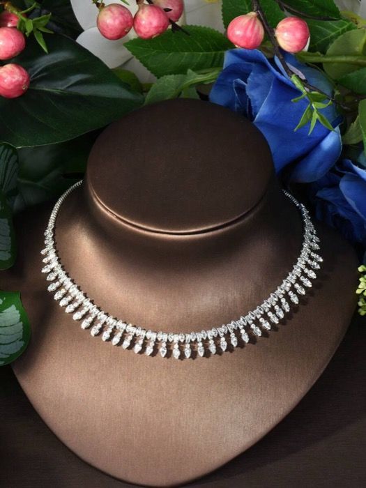 ジュエリー レディース セット 1セット ミニマリストジュエリーセット キュービックジルコニア ひし形デコレーション 女性向け エクスクルーシブ トラベルウェア WWW_MORNINGWALKER_COM