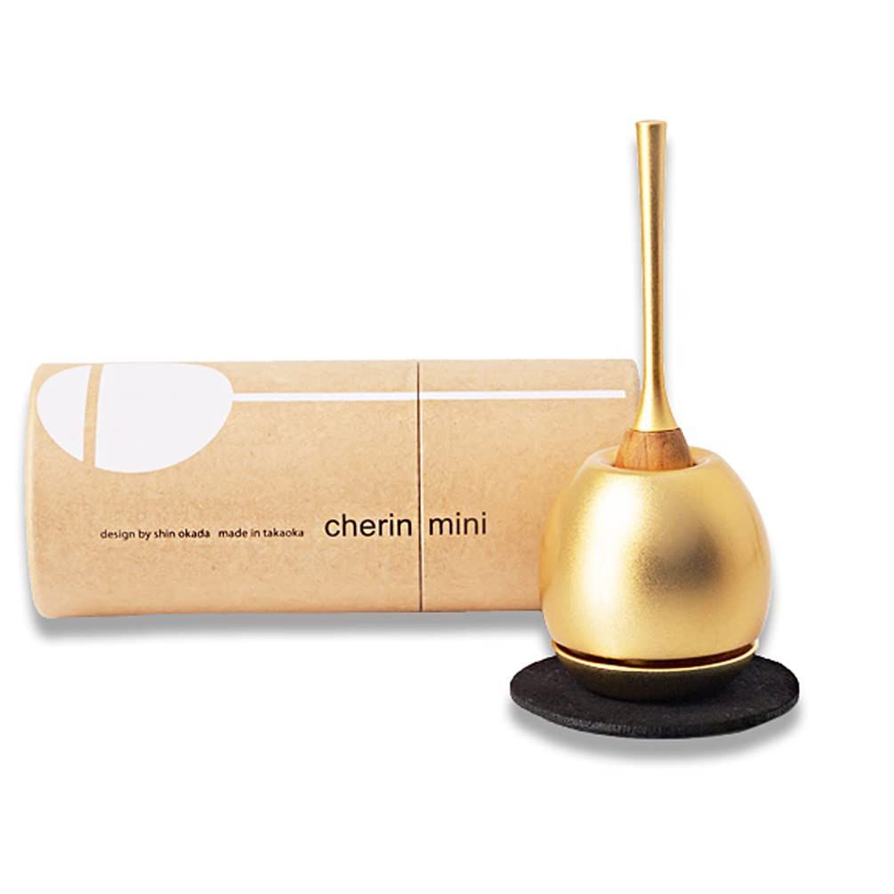 新着商品 おリン コンパクト 仏具セット 高岡銅器 小さい 小物 金 リンセット チェリン チェリン ミニ ミニ ゴールド ゴールド おりん 小物 仏具