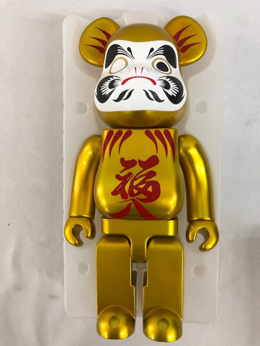 BE@RBRICK-ベアブリック- 達磨 金パール 400% メディコム・トイ