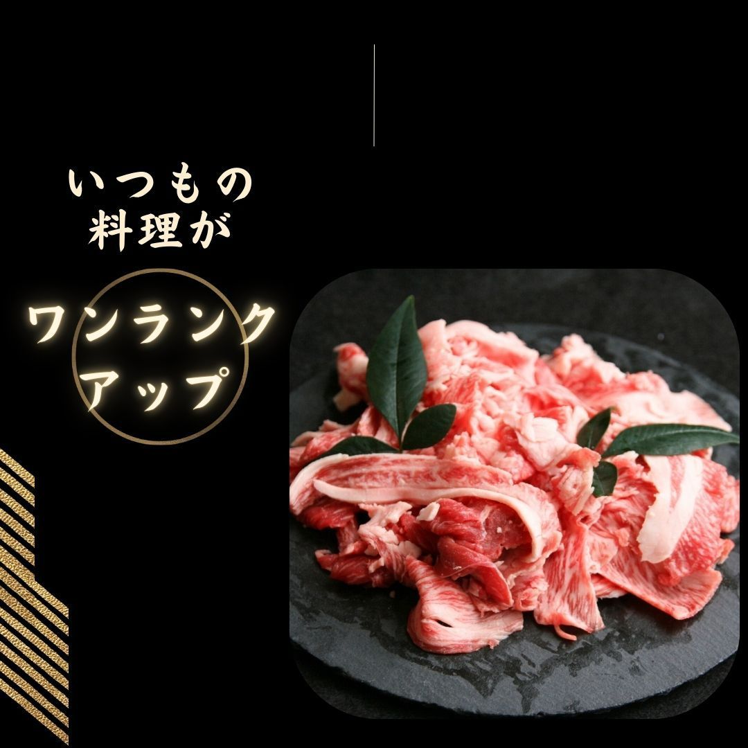 贅沢! 黒毛和牛 こま切れ １kg(500ｇ×2パック)  炒め物 牛肉 小間切れ 小間 工場直送 冷凍 【自家製八王子ベーコンのサンプルプレゼント中】