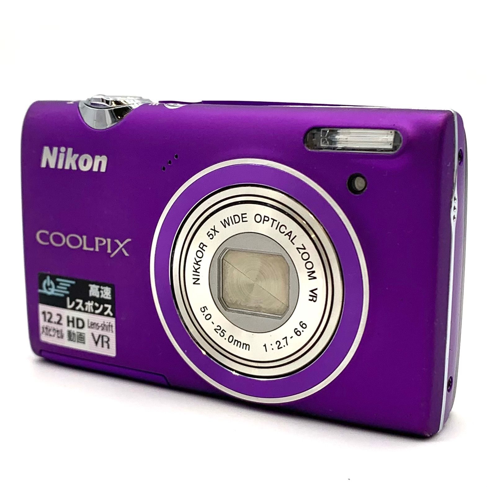 動作品】Nikon COOLPIX S5100 パープル Nikon ニコン COOLPIX 