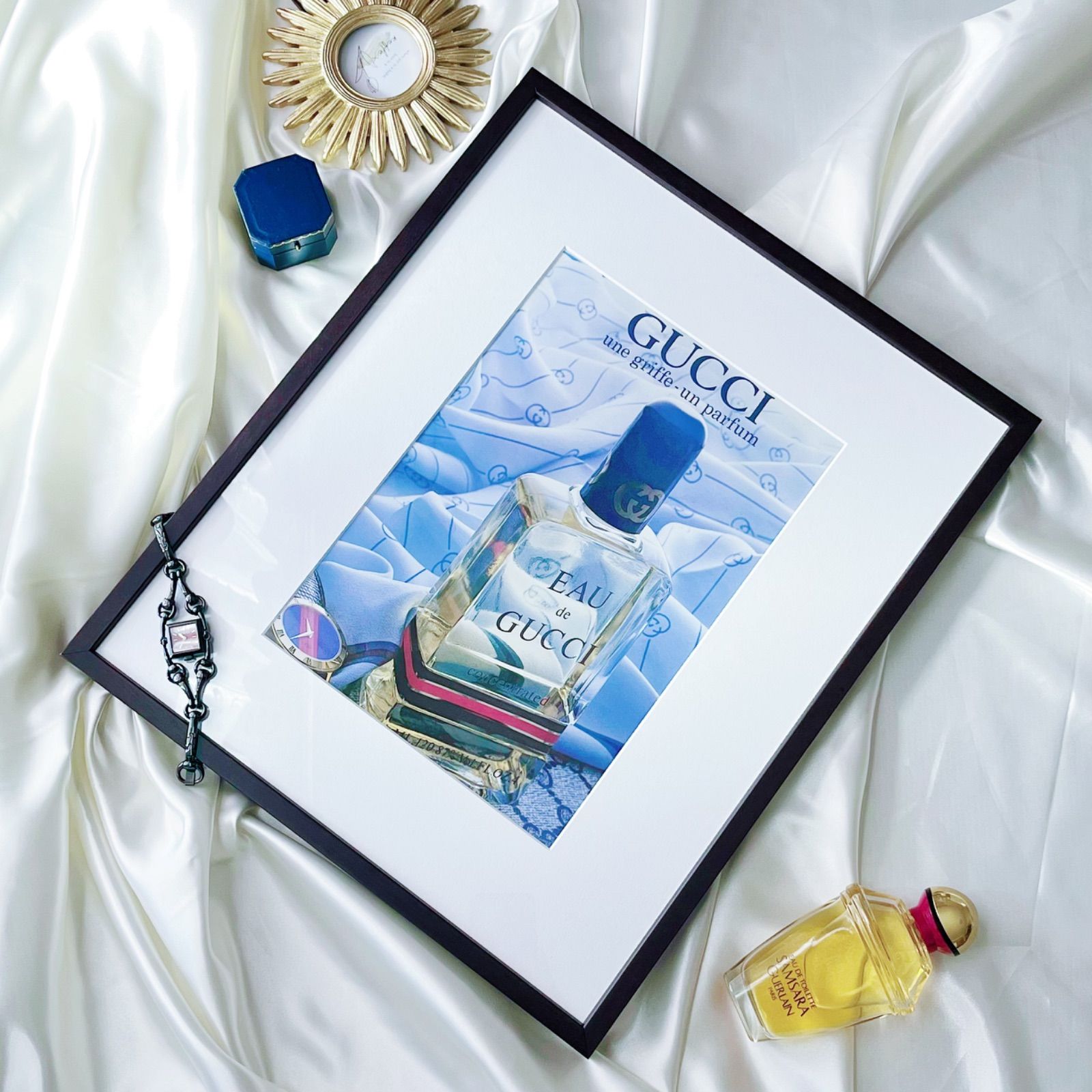 1985 広告＞ Gucci グッチ 香水 アドバタイジング ポスター