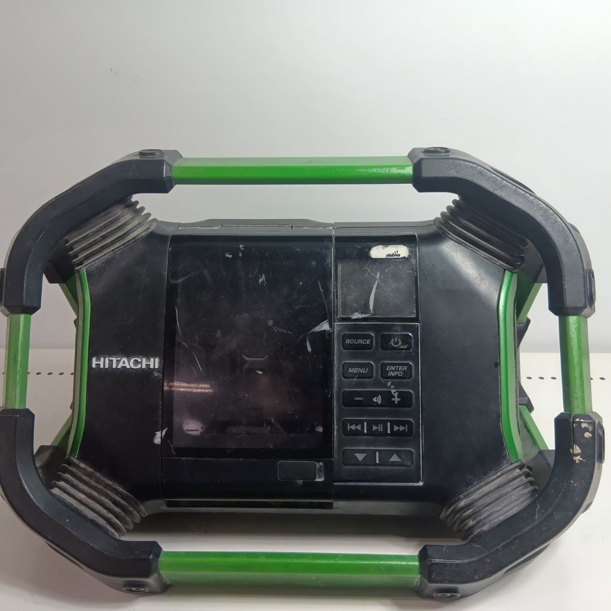 HiKOKI ハイコーキ ﾊﾞｯﾃﾘｰ式ﾗｼﾞｵ 14.4V 18V UR18DSDL グリーン AM 522-1629 FM 76-108MHz