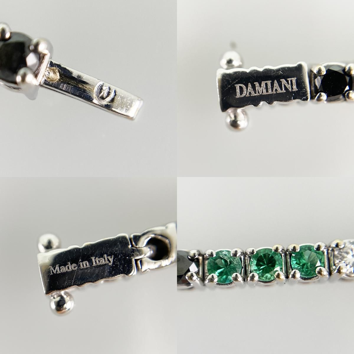 ダミアーニ Damiani ルーチェ K18WG マルチストーン ブレスレット ss【中古】