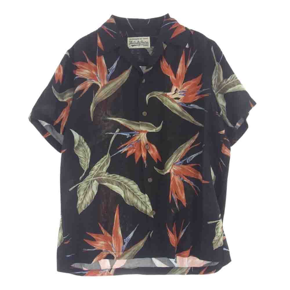 WACKO MARIA ワコマリア 18SS S/S HAWAIIAN SHIRT BIRD OF PARADISE ハワイアン シャツ アロハ  シャツ 極楽鳥 半袖 ブラック系 S【中古】 - メルカリ