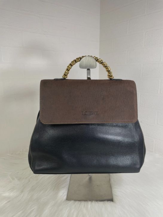 ヴィンテージ品】Loewe ロエベ ベラスケス ツイスト金具