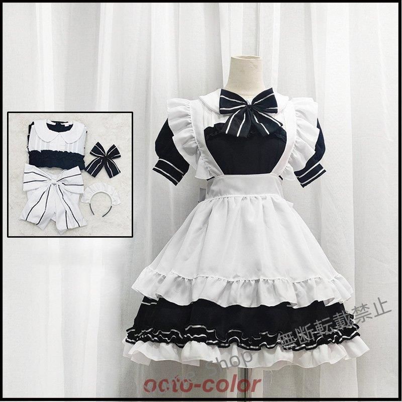 メイド服 コスプレ 衣装 レディース かわいい ハロウィン 仮装 ブラック jshx32
