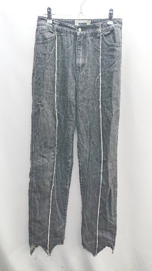 VIAVANDA ワイドジーンズ サイズM ブラック レディース E 1406050053024
