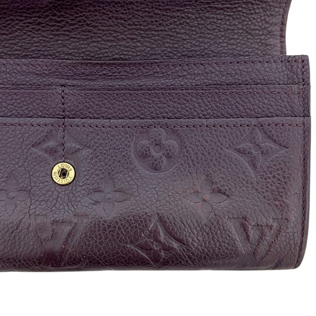 ルイ ヴィトン 二つ折り 長財布 ポルトフォイユ キュリーズ パープル オーブ DECORATOM_COM_BR