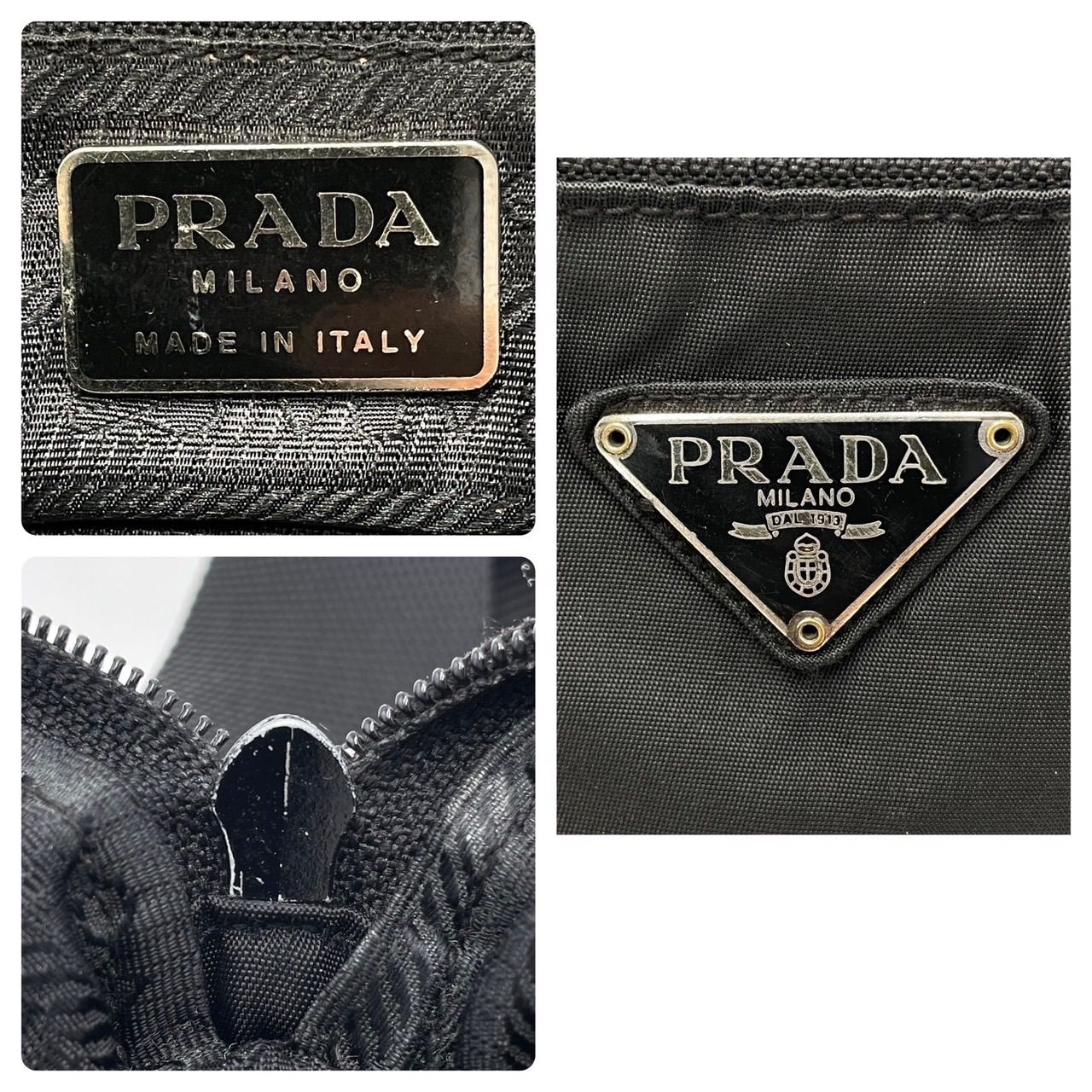 ✨良品✨ PRADA プラダ カメラバッグ ショルダーバッグ 三角ロゴ 