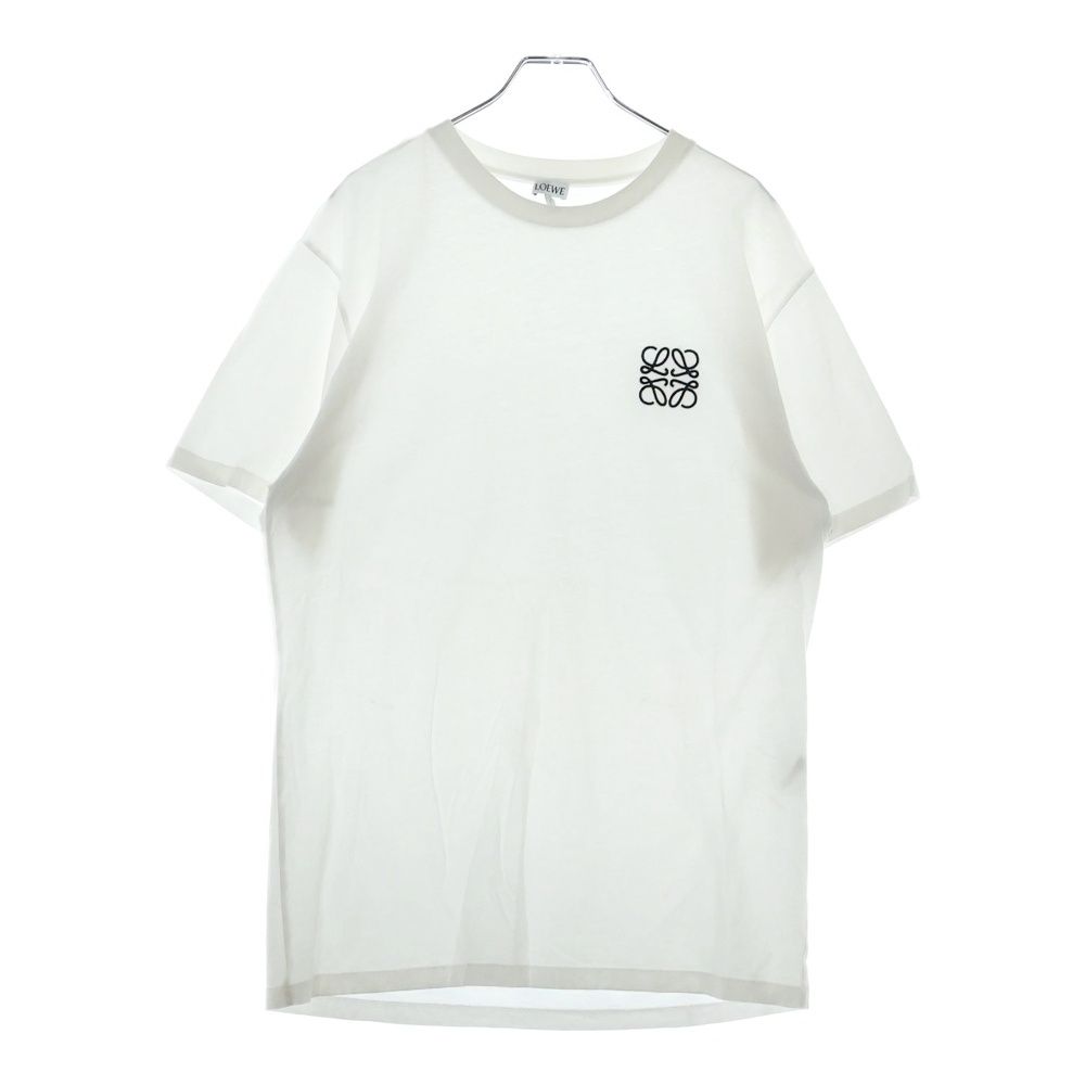 LOEWE/ロエベ/アナグラムクロップドTシャツ/トップス/新品/白/刺繍ロゴ LOEWE/ロエベ/アナグラムクロップドTシャツ/トップス/新品/白
