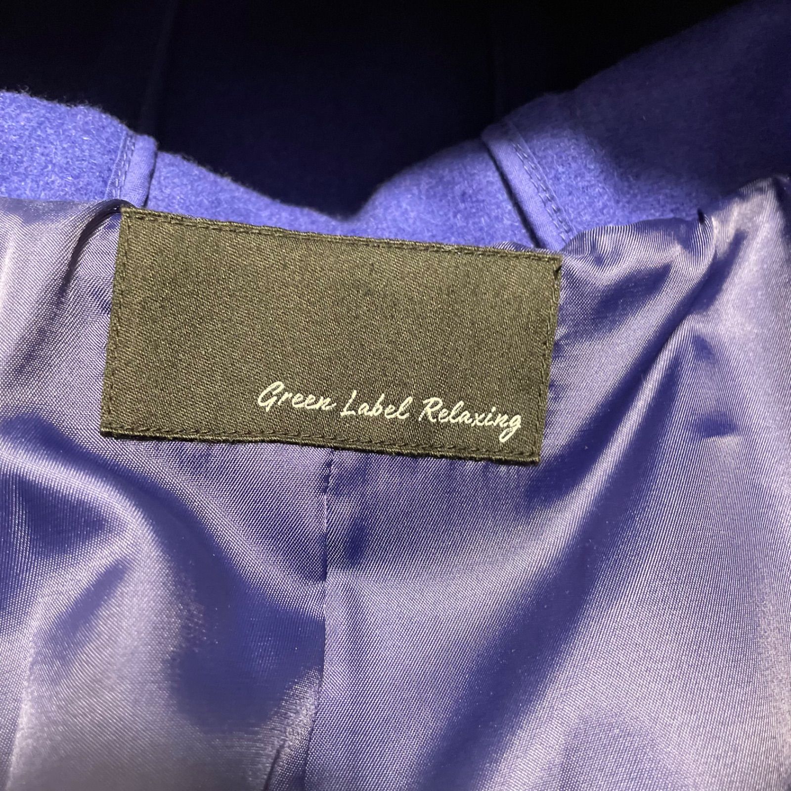 未使用品✨グリーンレーベルリラクシング　ダッフルコート タグ付き　コバルトブルー green label relaxing（グリーンレーベルリラクシング）の