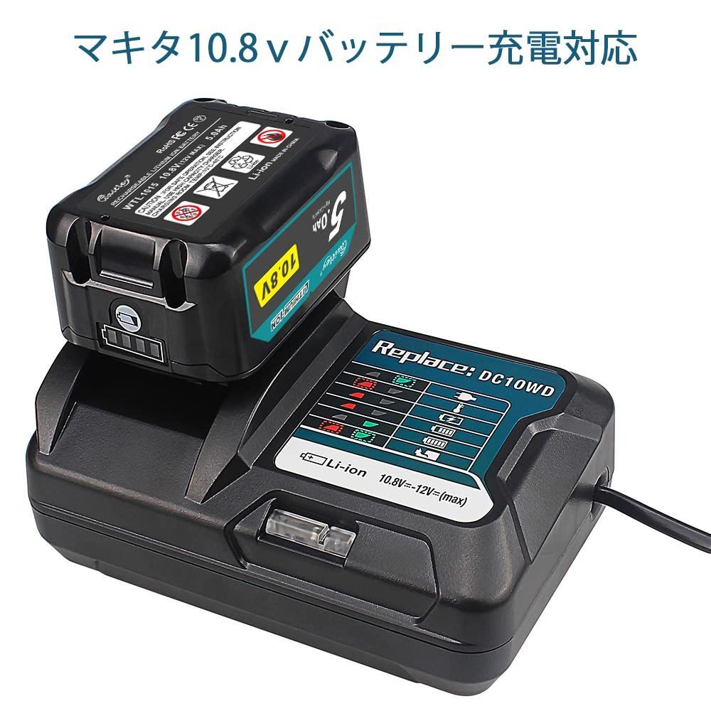 マキタ10.8Ｖバッテリー用互換充電器