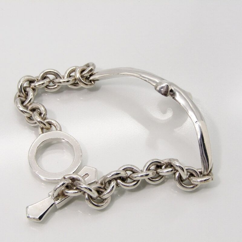 GARNI ガルニ シルバーチェーンブレスレット silver くかっ 喜平